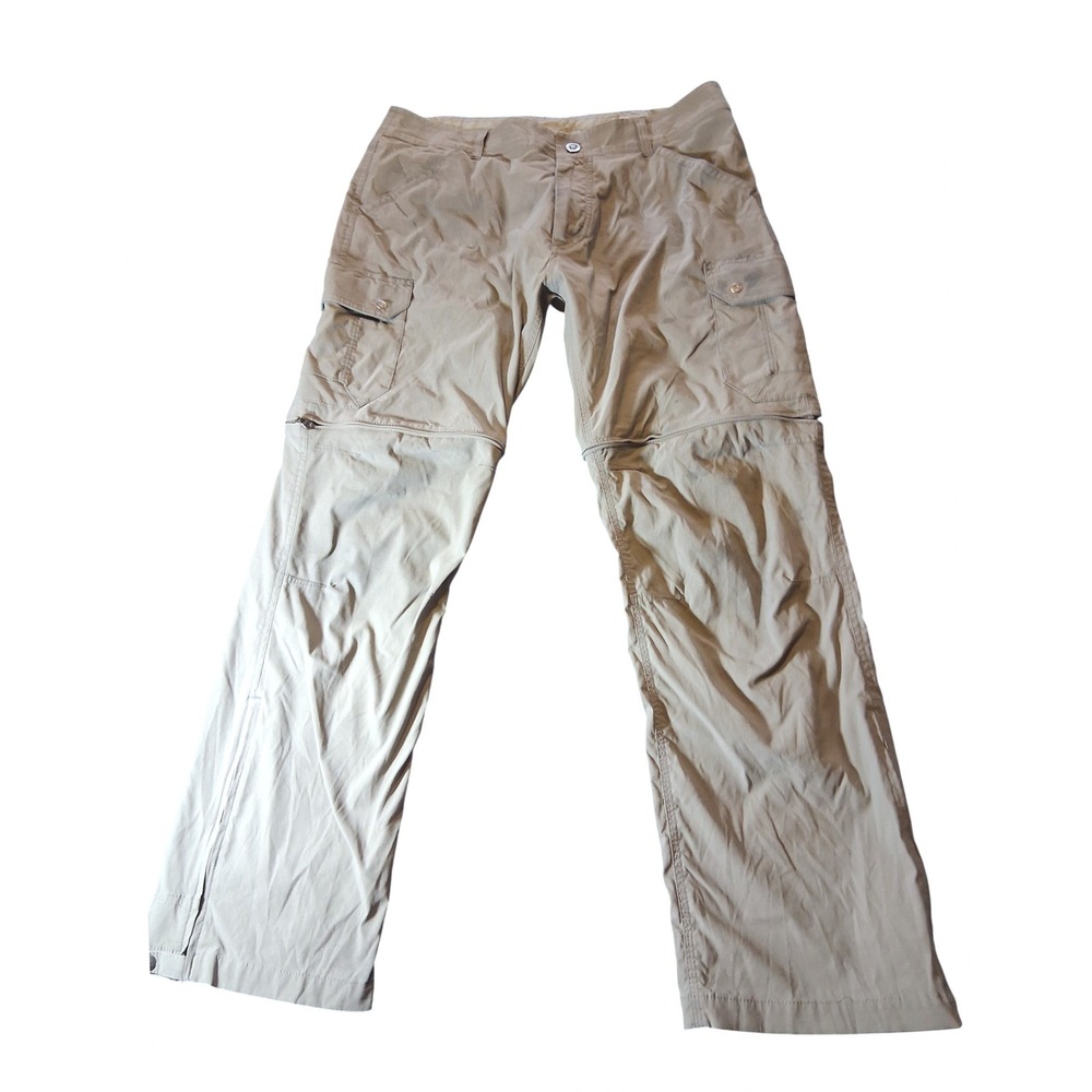KUHL Renegade Convertible Stealth Pants Mens 36x30 Gray Hiking Cargo Zip Off